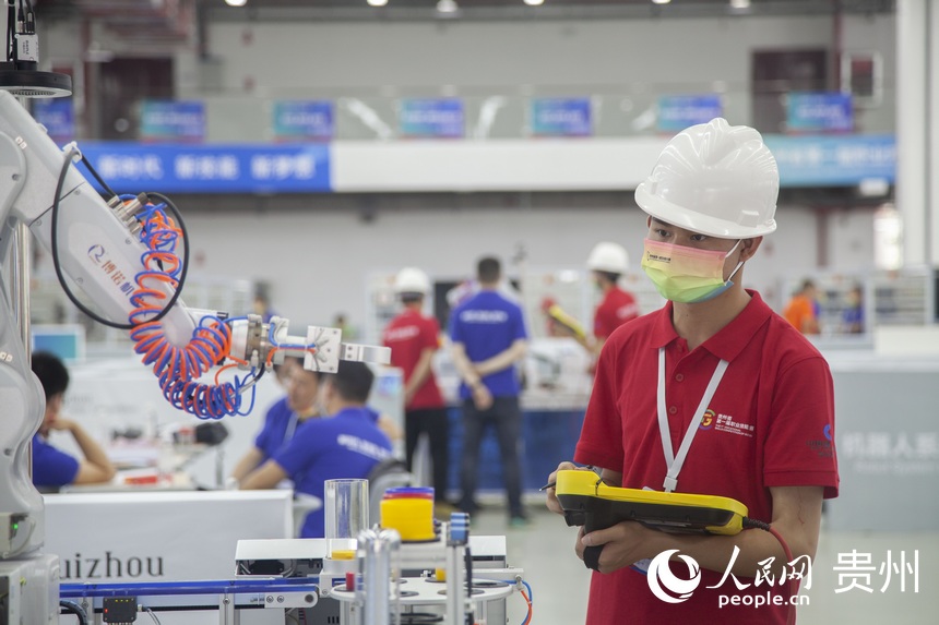 比賽現場。人民網 龍章榆攝