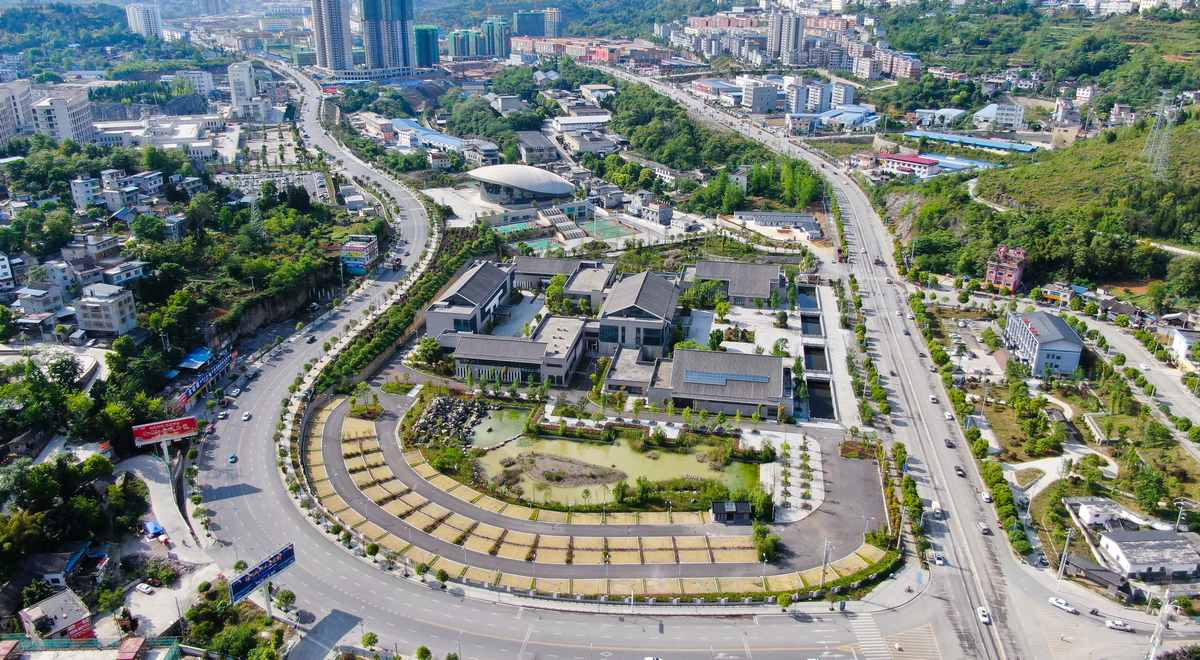 俯瞰思南工業園區