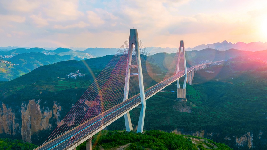 六沖河特大橋。貴州省交通運輸廳供圖