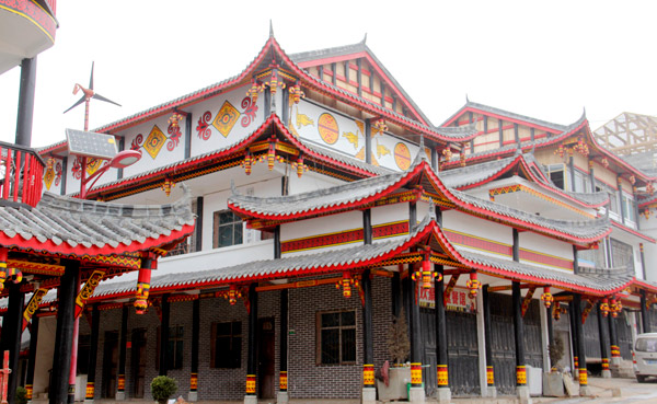 威寧自治縣板底鄉特色民居。