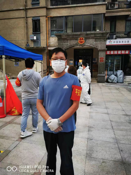 池繼林在抗疫一線。