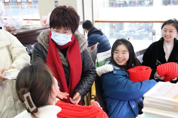 溫暖考研學子活動現場。貴州大學供圖