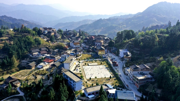 從江縣高增鄉美德村。貴州省交通運輸廳供圖