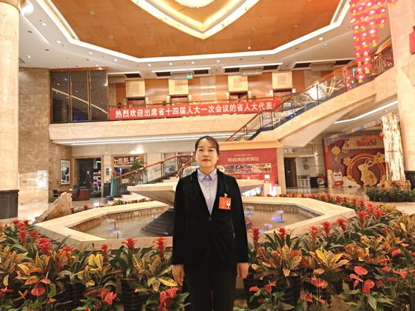 貴州省人大代表、六枝特區龍河鎮龍場村陳小敏。受訪者供圖