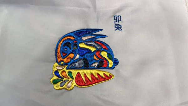 水城農民畫兔年春節作品成果展示。貴州夜郎風文化有限公司供圖