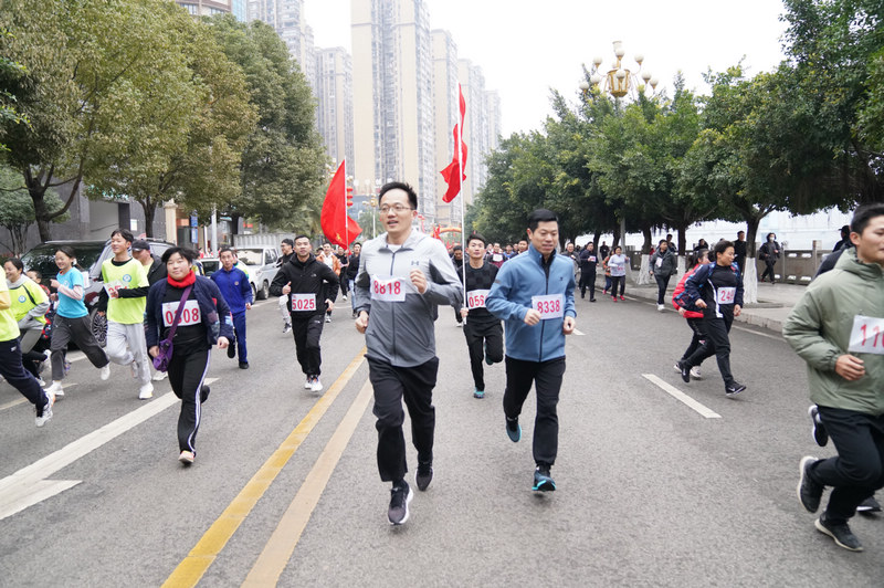 長跑現場。孫磊攝