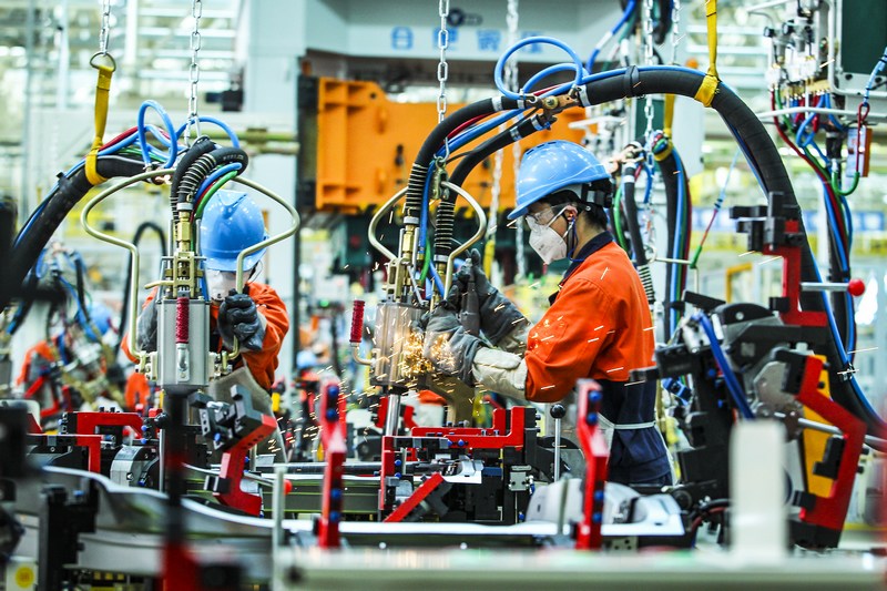 2.貴州吉利汽車生產線。圖片由貴陽市政府辦公廳提供