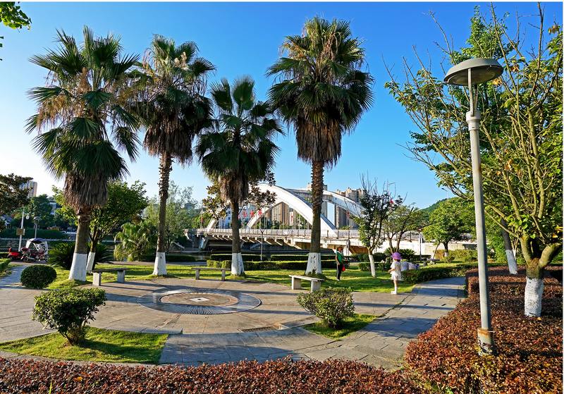 休閑勝地。陳寧攝