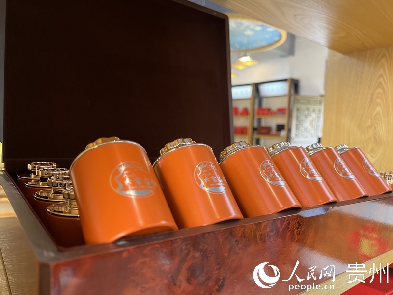 太極古茶產品。人民網 李麗萍攝