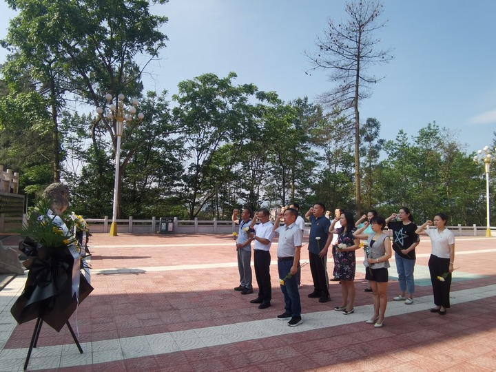 開展“緬懷革命先烈，傳承紅色基因”主題黨日活動。