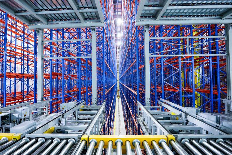 自動化立體庫。貴州博凱物流園供圖