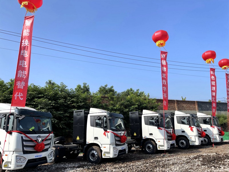 山東電動重卡推廣。