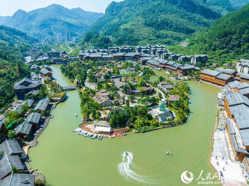 航拍中國儺城。人民網 陽茜攝