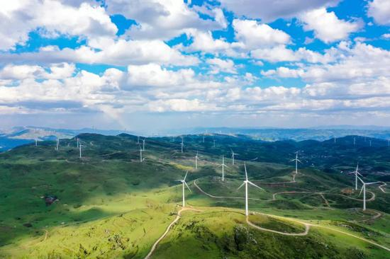 烏江源風電場。何歡攝