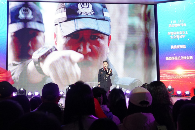 路邊音樂會現場。圖片由貴陽公安提供