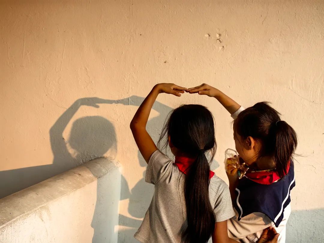 平寨小學的孩子們。王佳佳供圖