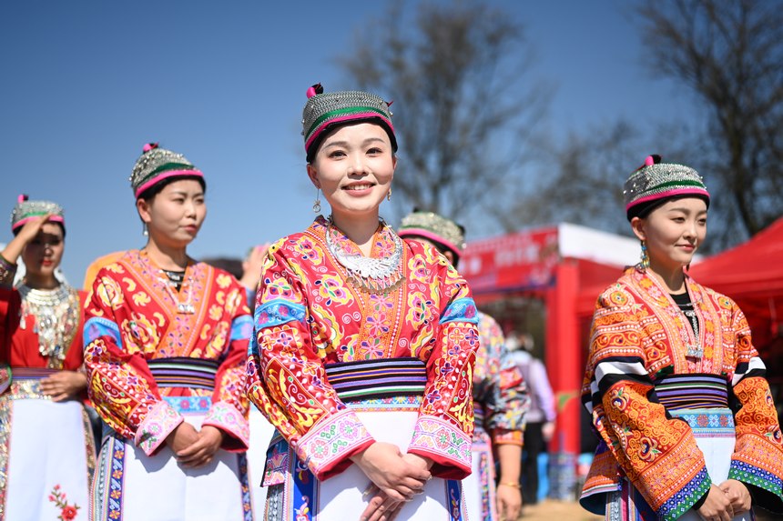 苗族跳花活動現場。