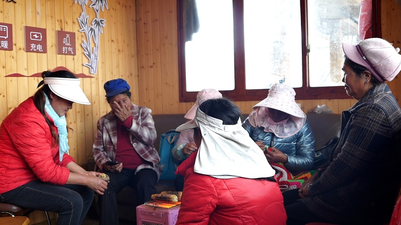 位于烏蒙大草原景區內的勞動者服務站。圖片由盤州市總工會提供