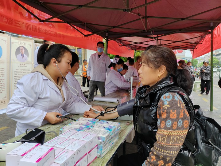 活動現場。