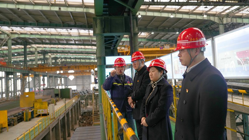 參觀三棒線作業區。