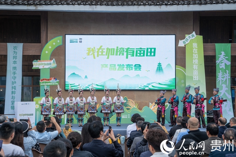 “我在加榜有畝田”產品發布會現場。人民網 陽茜攝