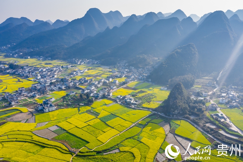 圖3 貴州興義萬峰林一角。人民網記者 涂敏 攝