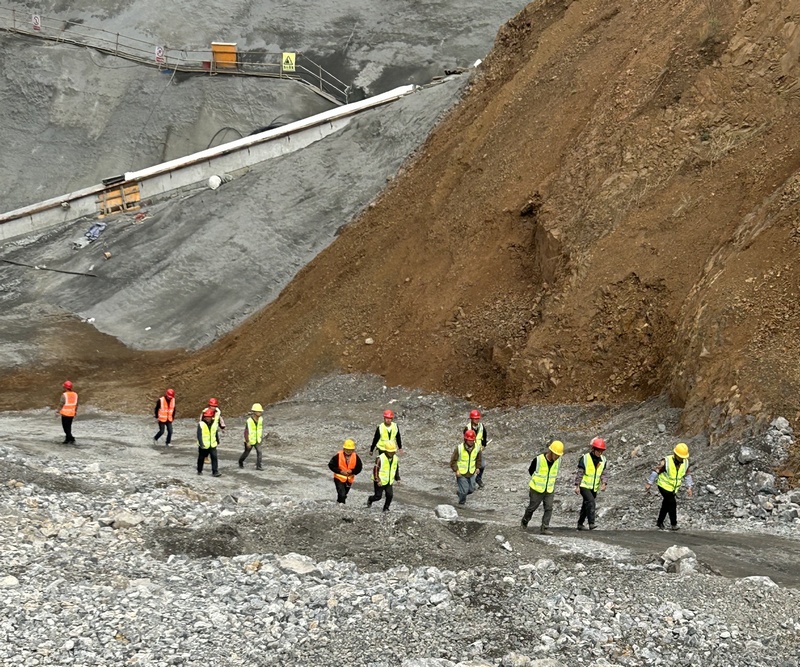 汛期，赫章縣萬家溝水庫演練場景。王永勝攝