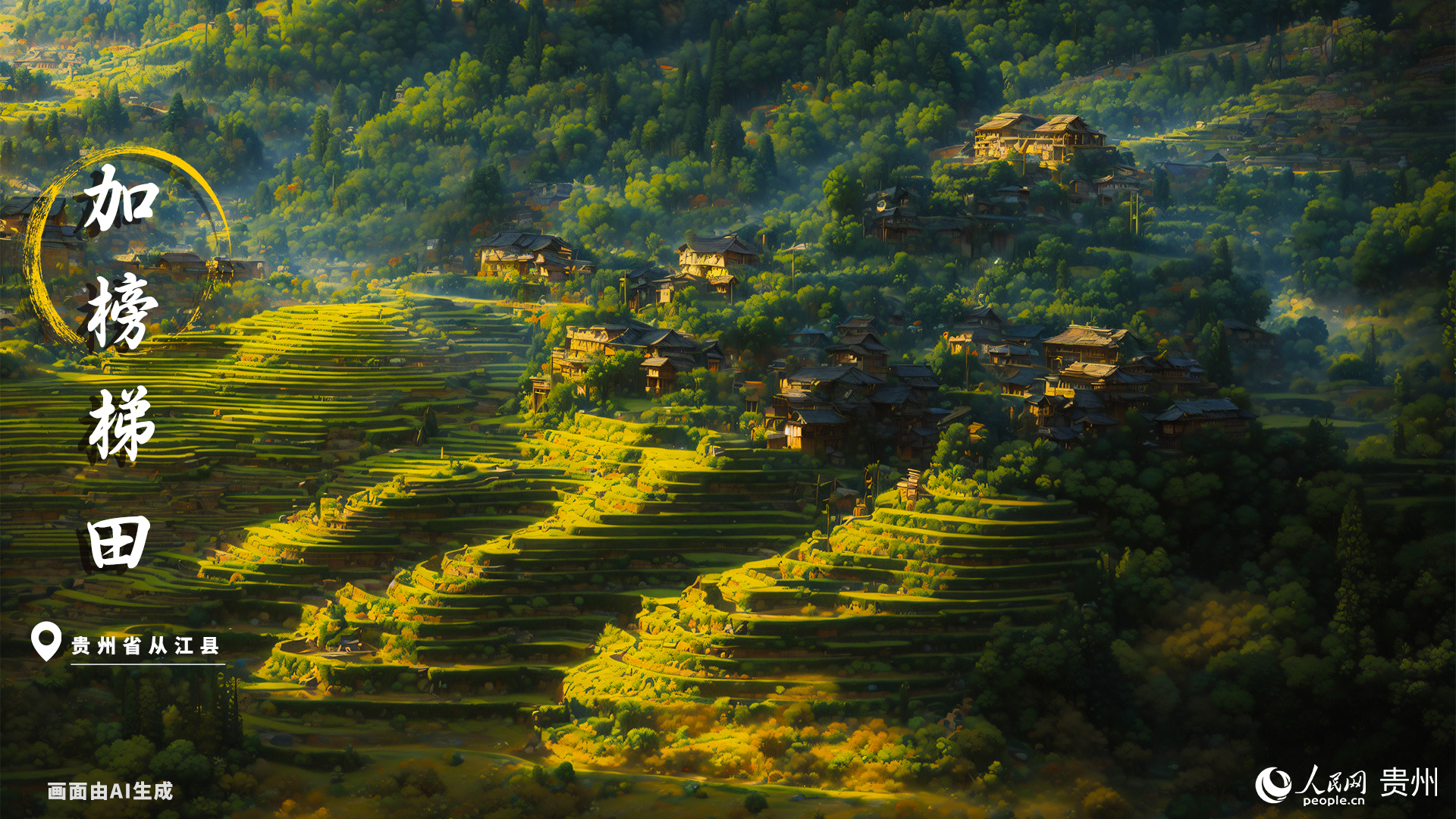 加榜梯田。