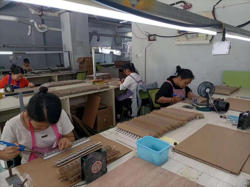 扶貧車間一角。