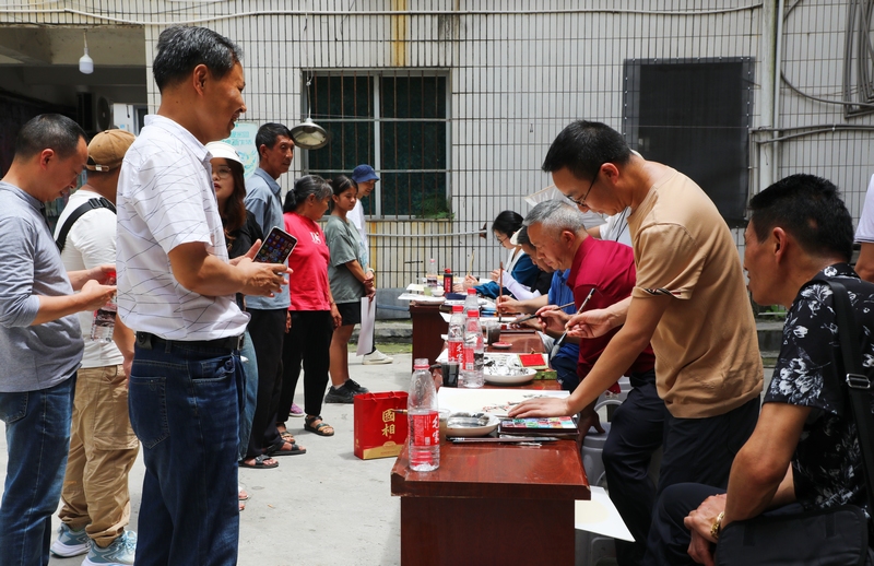 5、美術寫生。 陳桂良攝