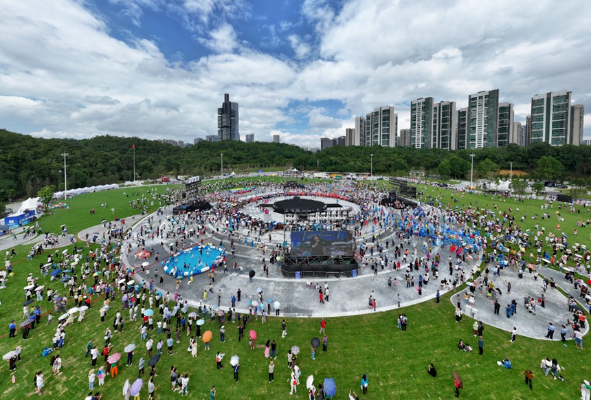 盛夏狂歡現場。觀山湖融媒體中心供圖