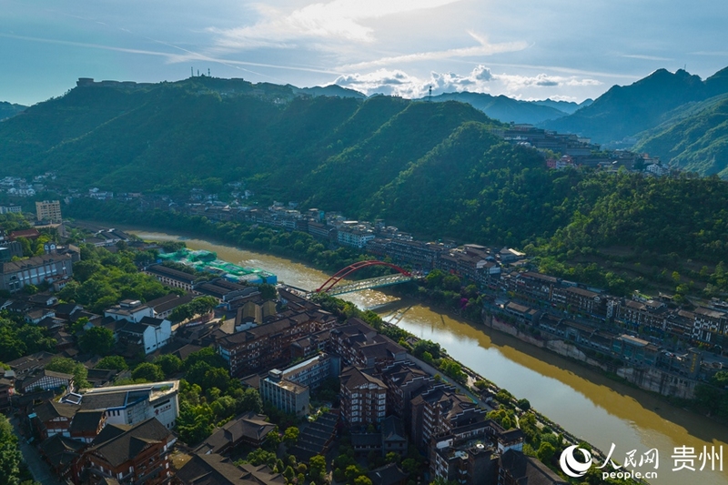 8、茅臺鎮。人民網  陽茜  攝