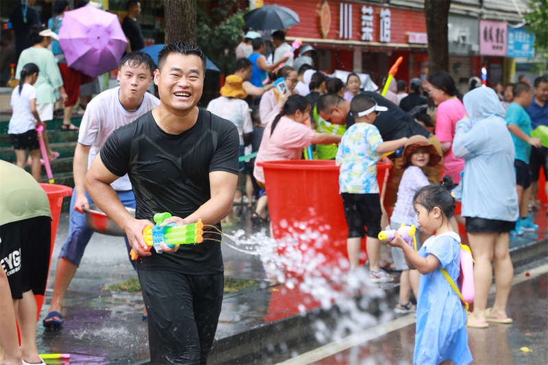 活動現場。