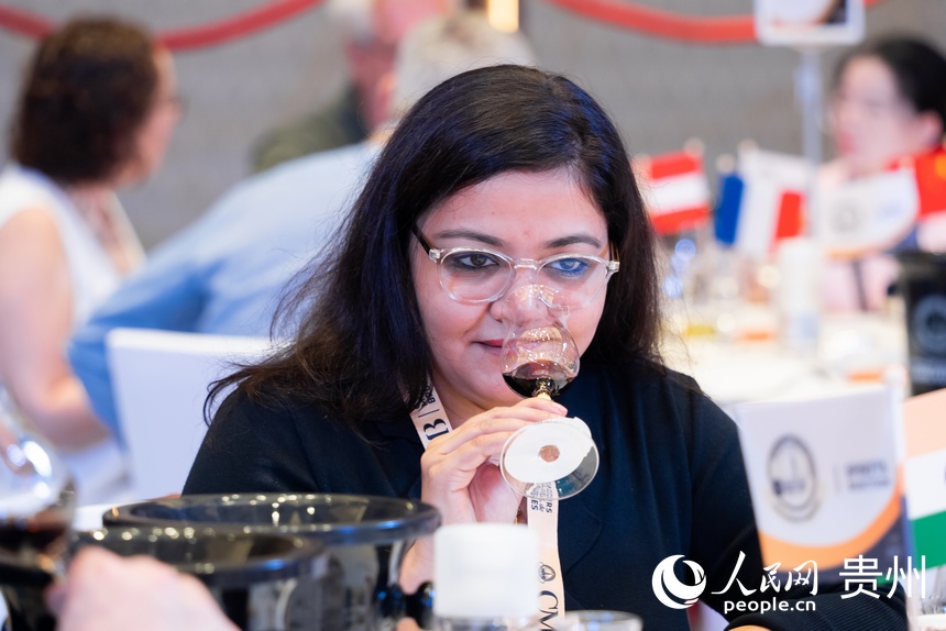 2024（貴州·仁懷）布魯塞爾國際烈性酒大獎賽現場。人民網記者 涂敏攝