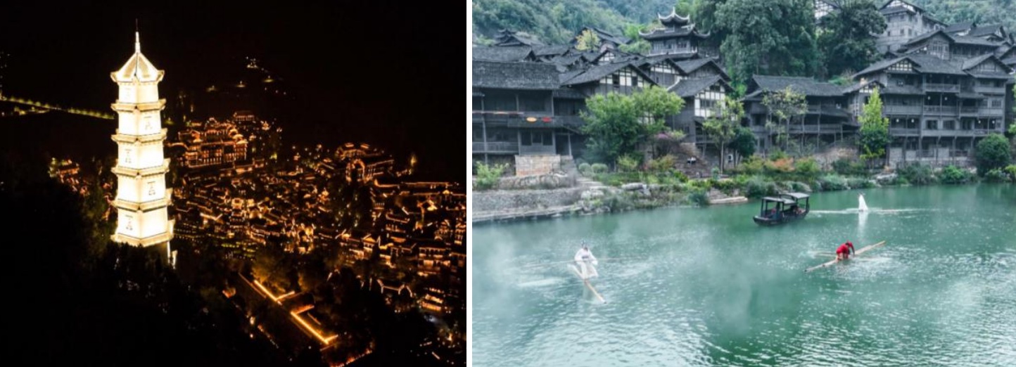 烏江寨迷人景色。