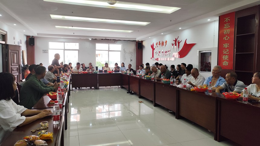 大橋社區開展 “八一”建軍節活動。社區供圖