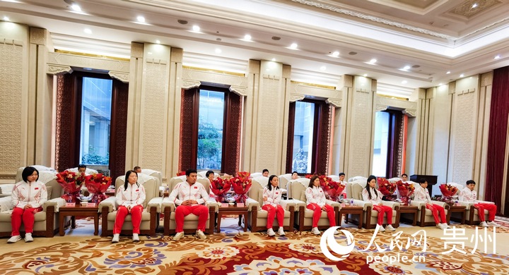 巴黎殘奧會貴州參賽人員。人民網記者 王秀芳攝