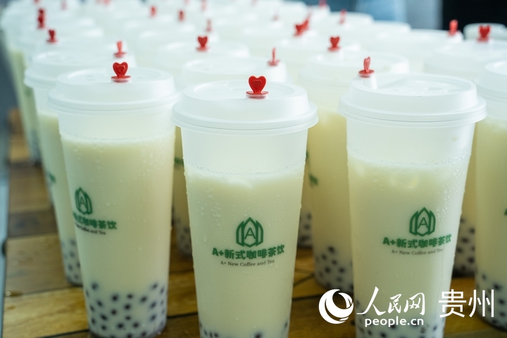 新式咖啡茶飲。人民網 陽茜攝
