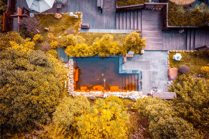 “泉新體驗·新潮養生” 在石阡佛頂山溫泉小鎮 赴冬季養生之旅。