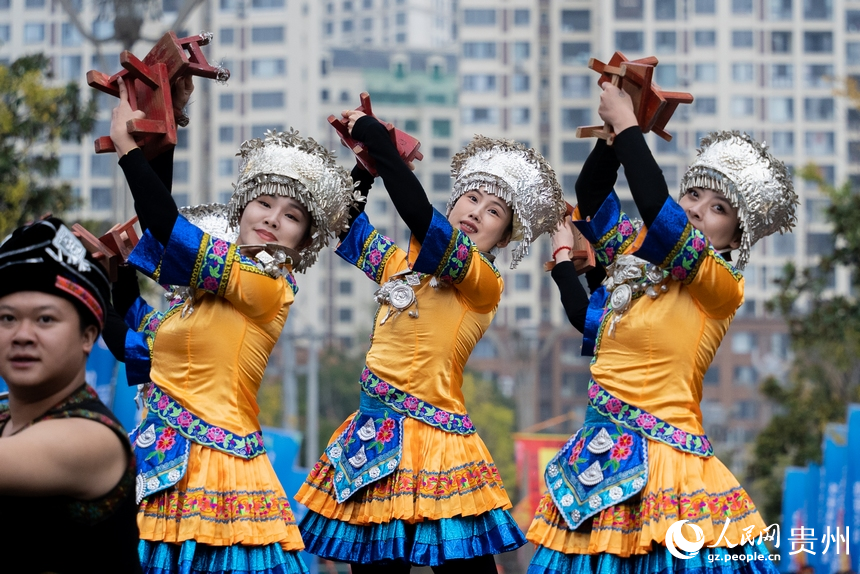活動現場民俗文化展演。人民網記者 涂敏攝