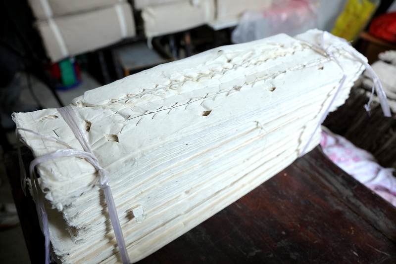 生產的白紙。姜繼恒攝