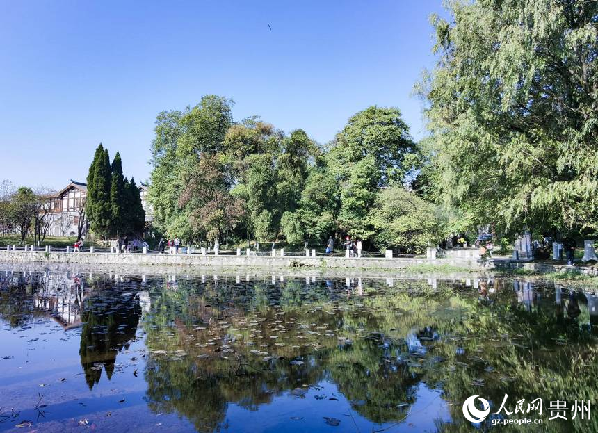 花溪公園一隅。人民網記者 王秀芳攝