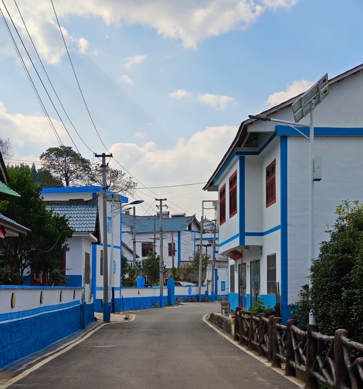 宜居農房改造后的關口組。