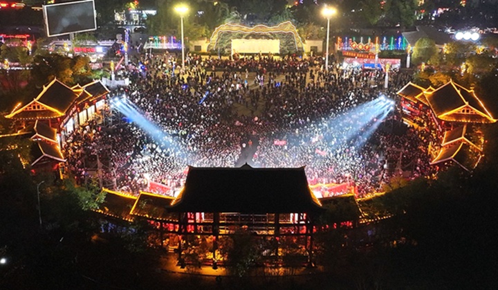 活動現場。