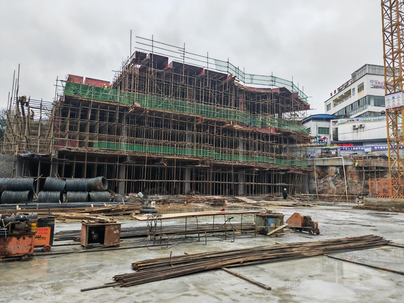 金沙·長安里商業綜合體項目建設現場。