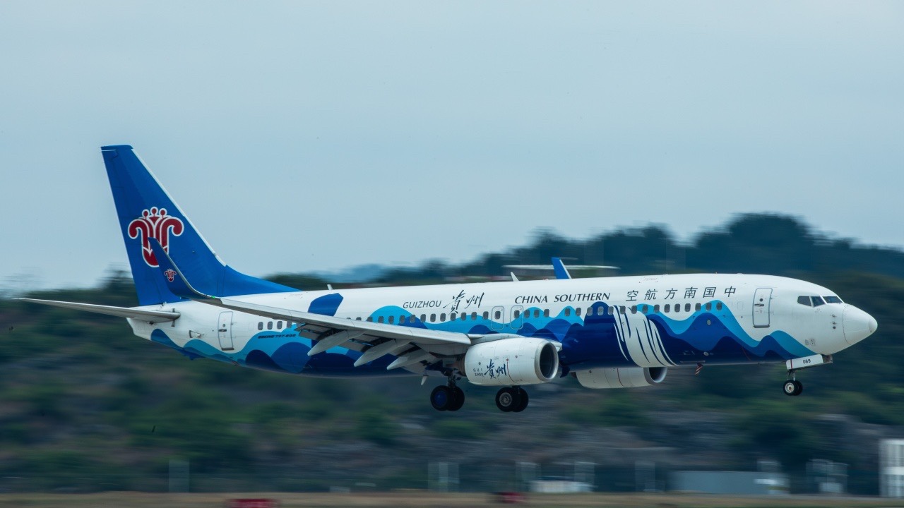 南航在貴陽運營航線總數達28條。圖片由南航提供