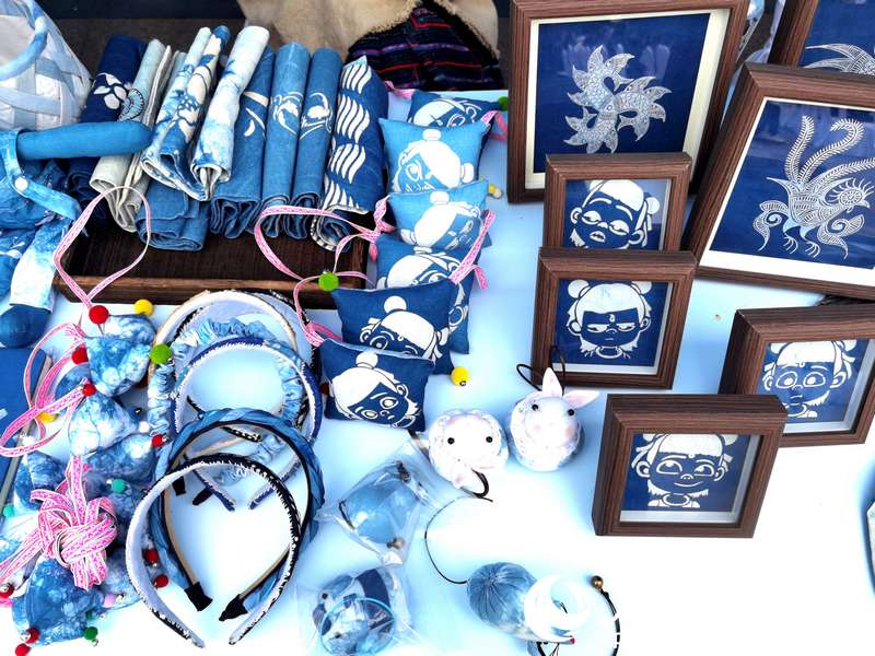 非遺文創產品展示。人民網記者 王秀芳攝