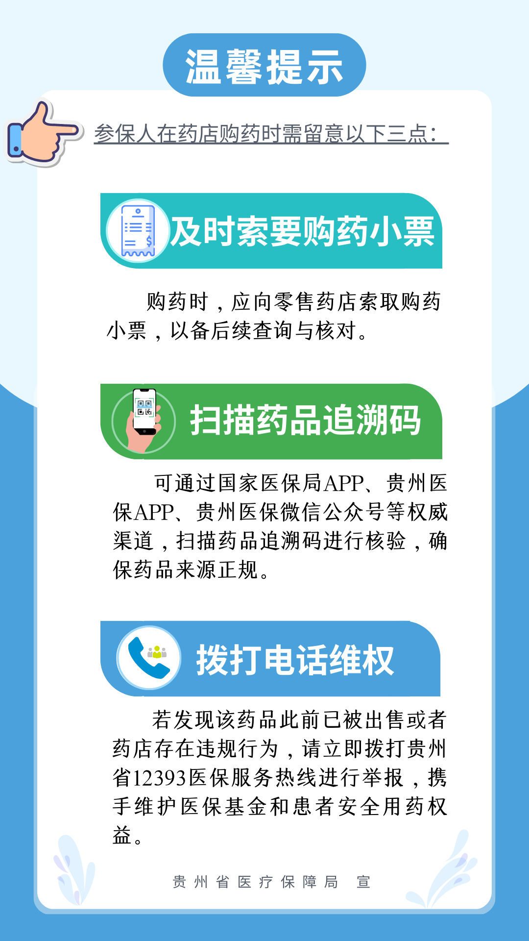 參保人藥店買藥需留意事項。