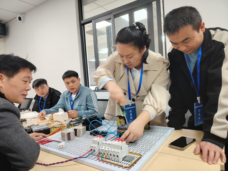 技能提升培訓現場。