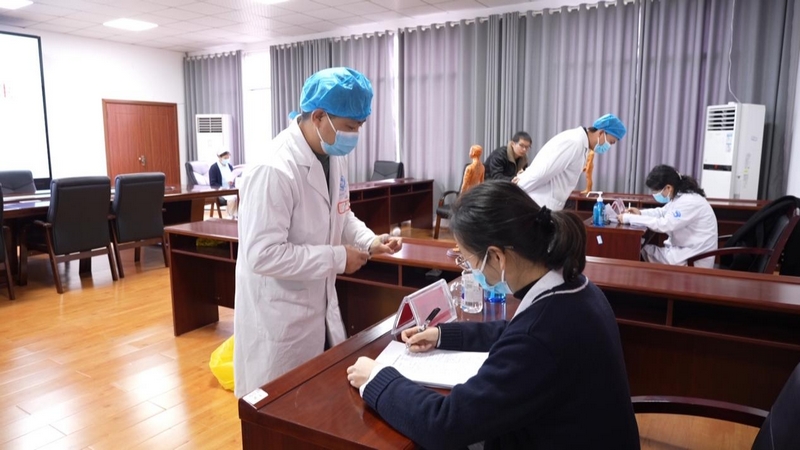 烏當區醫共體開展中醫適宜技術技能競賽。